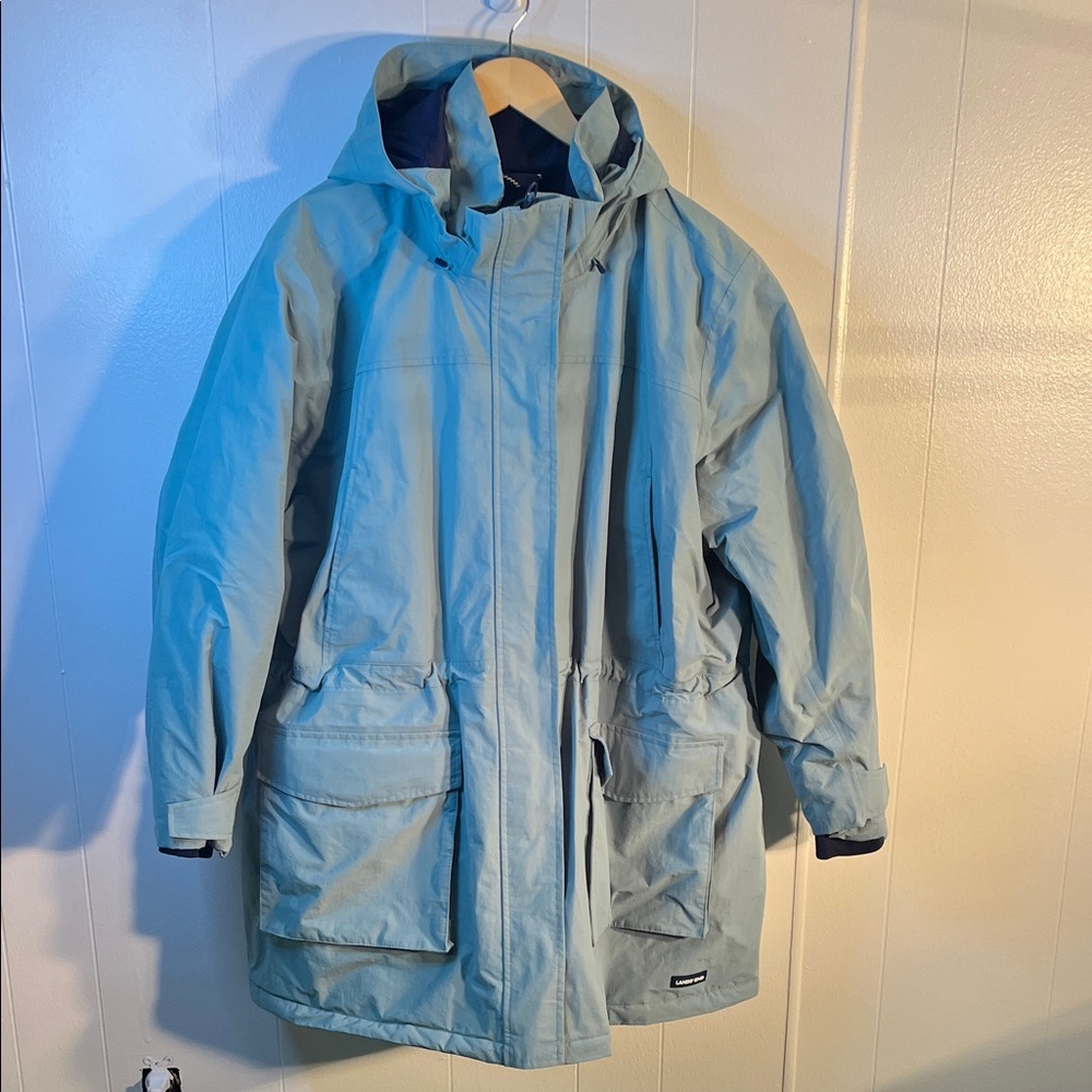 Light green Hooded Parka